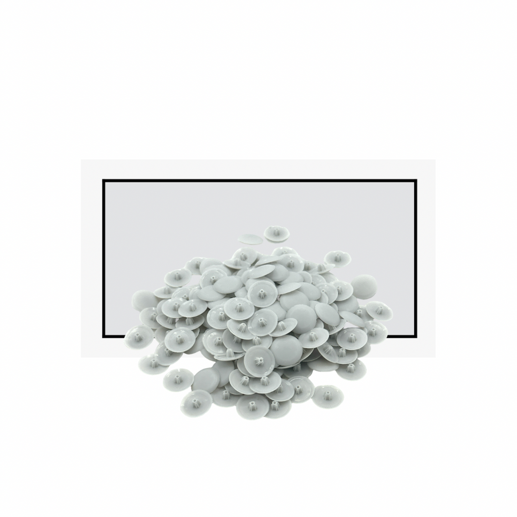 Pozi Phillips Cover Caps Bifix™ Aluminium Tone Screw Snap On 6-8g Pz2 Ph2 Push Fix