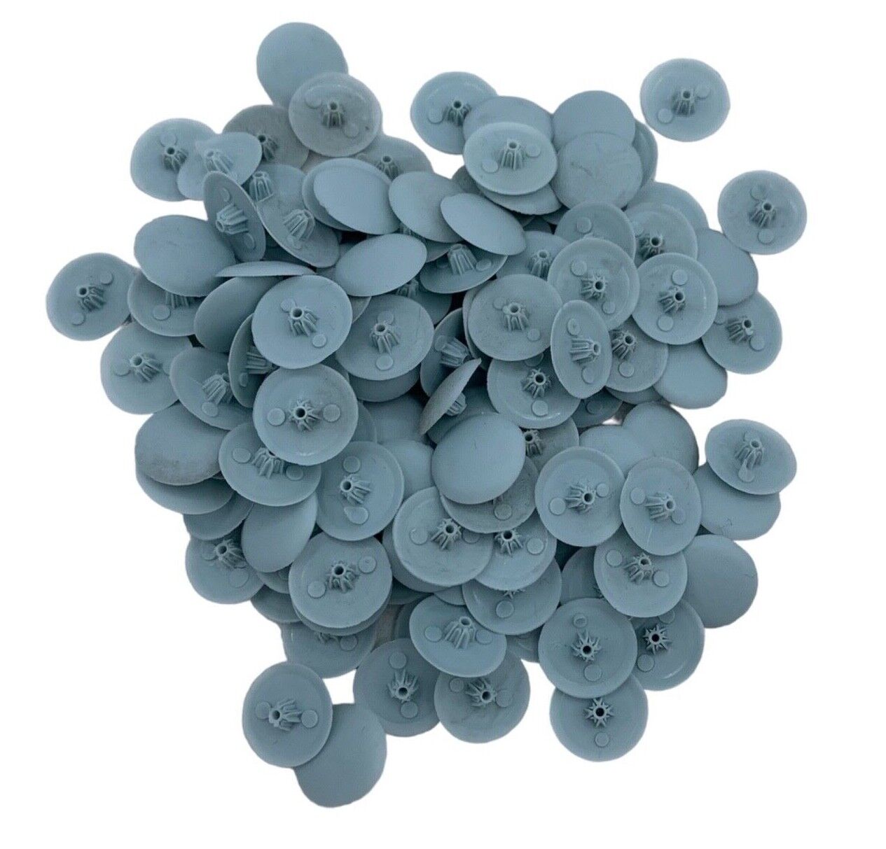 Pozi Phillips Cover Caps Bifix™ Aqua Blue Screw Snap On 6-8g Pz2 Ph2 Push Fix