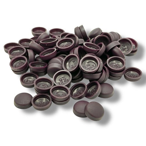 Aubergine Matt 10/12g Snap-Caps screw cover caps
