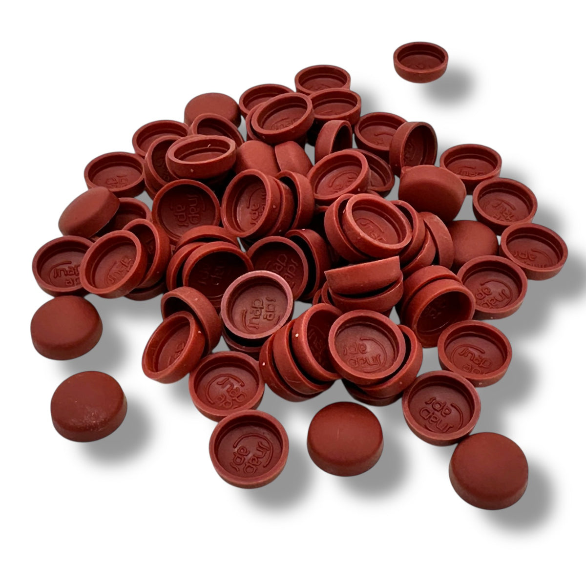 Auburn Matt 10/12g Snap-Caps screw cover caps