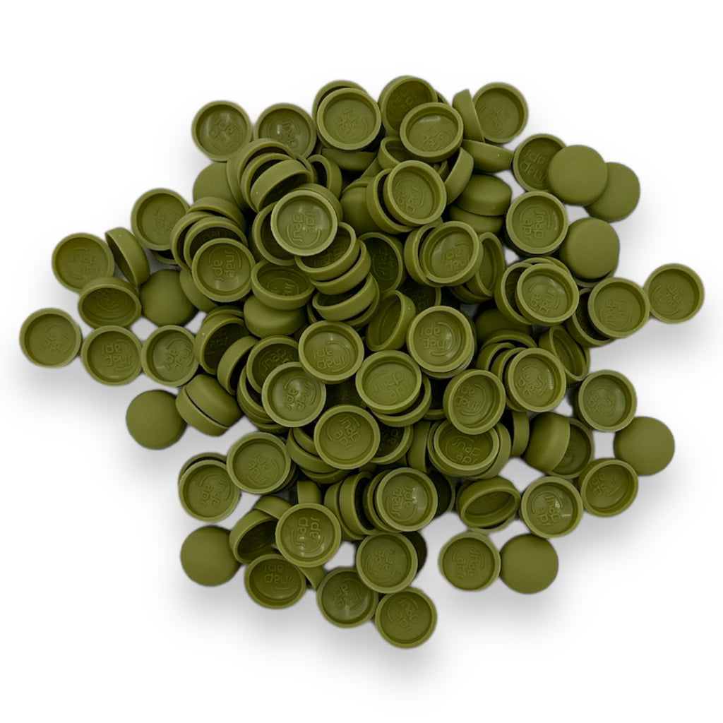 Avocado Matt 10/12g Snap-Caps screw cover caps