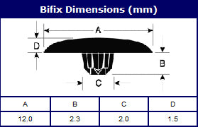 Pozi Phillips Cover Caps Bifix™ Almond Ivory Screw Snap On 6-8g Pz2 Ph2 Push Fix