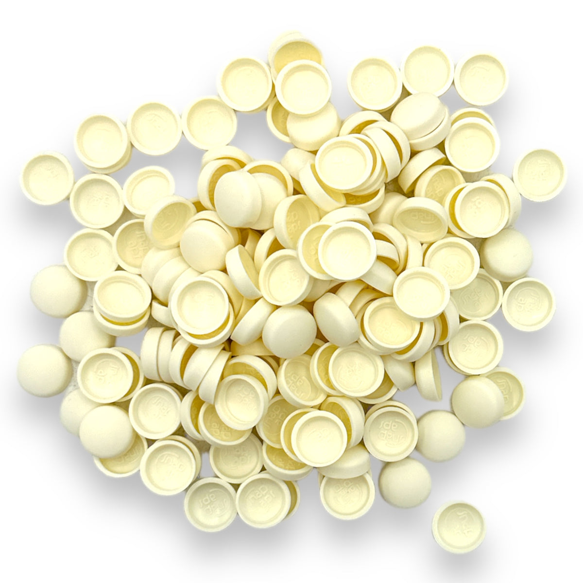 Bone Matt 10/12g Snap-Caps screw cover caps