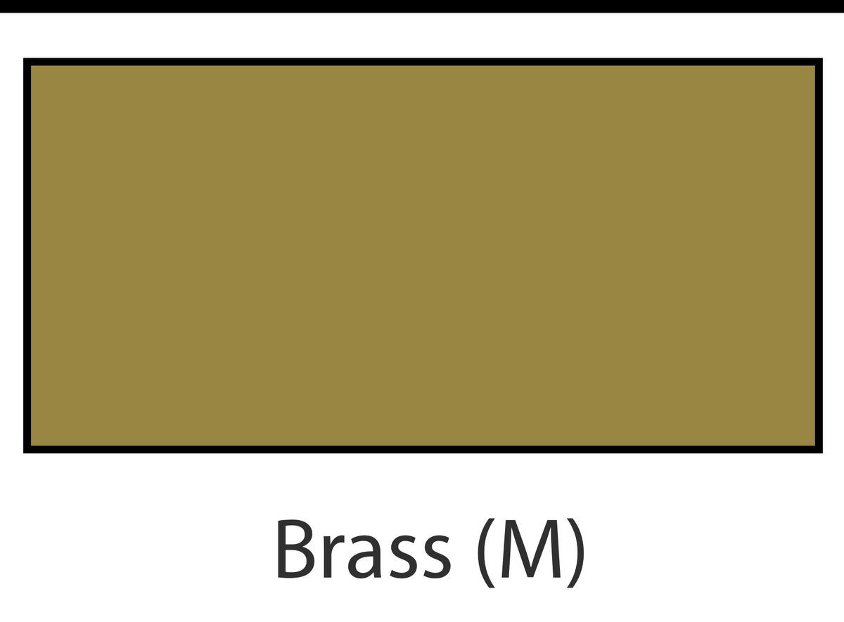 Brass (M) Gloss 10/12g Snap-Caps colour match sample