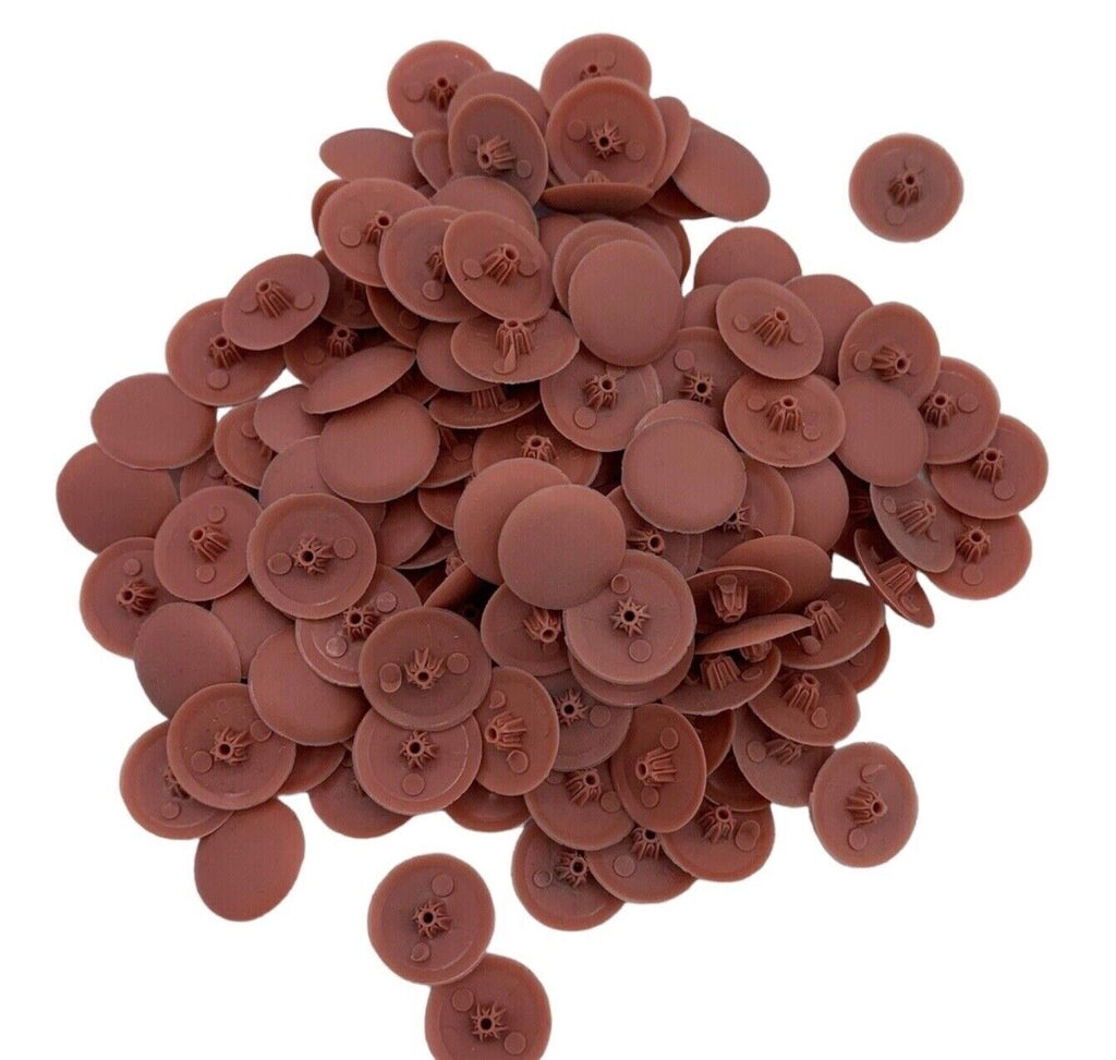 Pozi Phillips Cover Caps Bifix™ Coral Screw Snap On 6-8g Pz2 Ph2 Push Fix