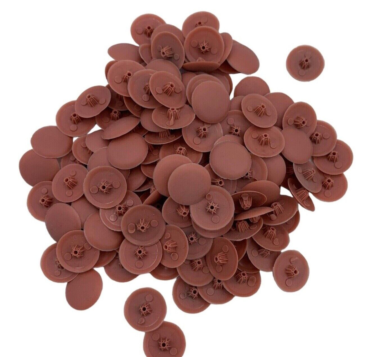 Pozi Phillips Cover Caps Bifix™ Coral Screw Snap On 6-8g Pz2 Ph2 Push Fix