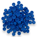 Caspian Blue Matt 10/12g Snap-Caps screw cover caps