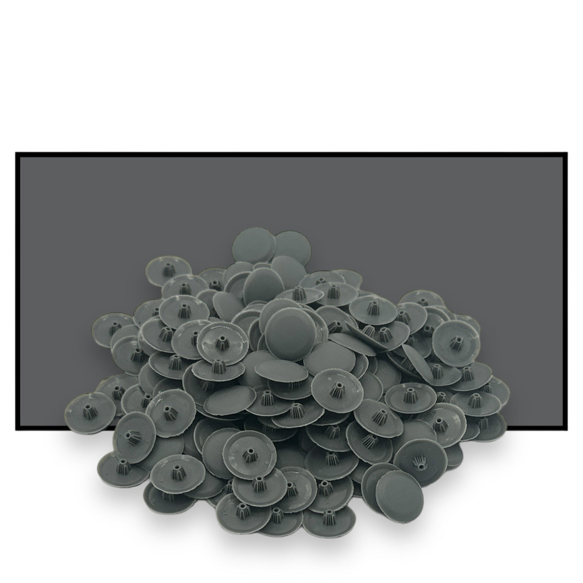 Pozi Phillips Cover Caps Bifix™ Charcoal Screw Snap On 6-8g Pz2 Ph2 Push Fix