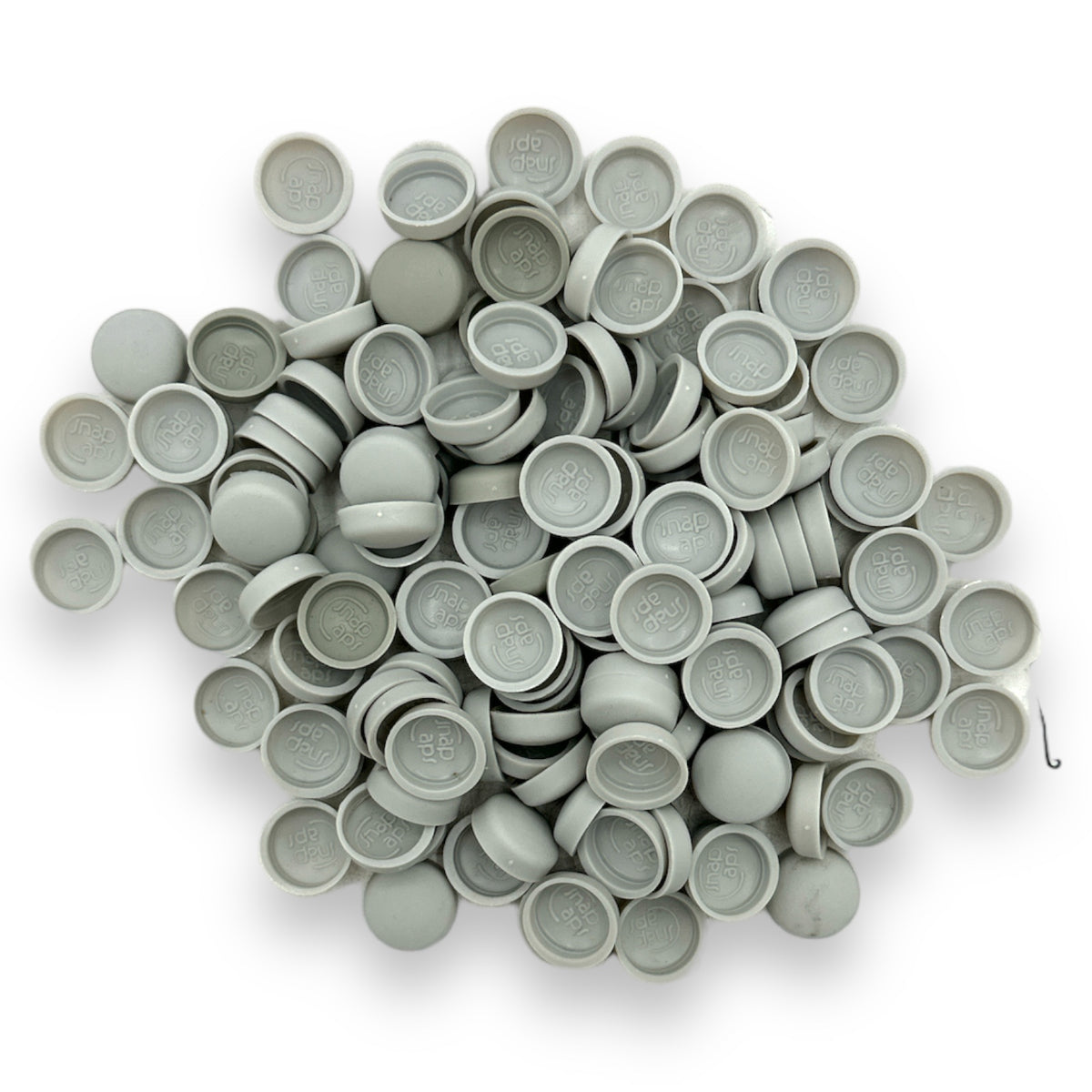 Fog grey Matt 10/12g Snap-Caps screw cover caps
