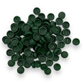 Heritage Green Matt 10/12g Snap-Caps screw cover caps
