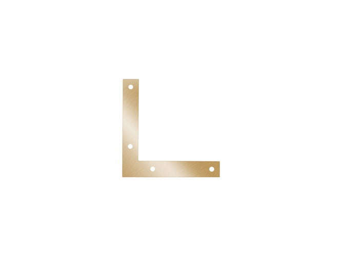 48mm flat L-shape corner strengthener product detail