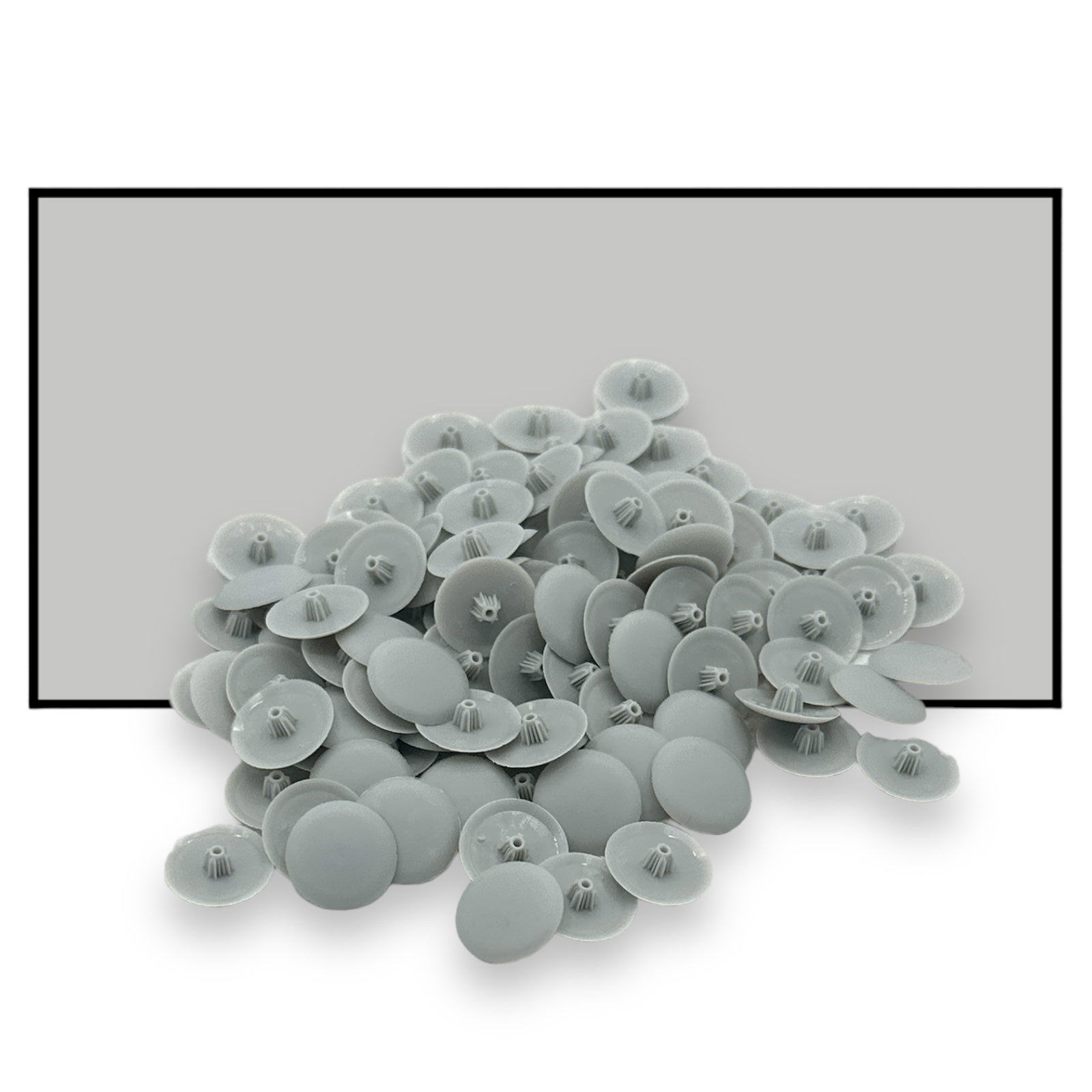 Pozi Phillips Cover Caps Bifix™ Light Grey Screw Snap On 6-8g Pz2 Ph2 Push Fix