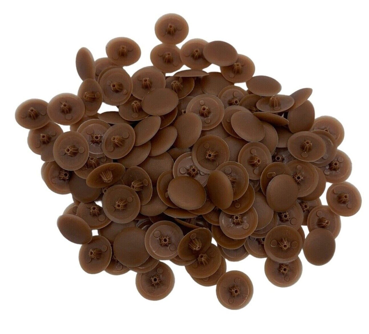 Pozi Phillips Cover Caps Bifix™ Metallic Brown (M) Screw Snap On 6-8g Pz2 Ph2 Push Fix