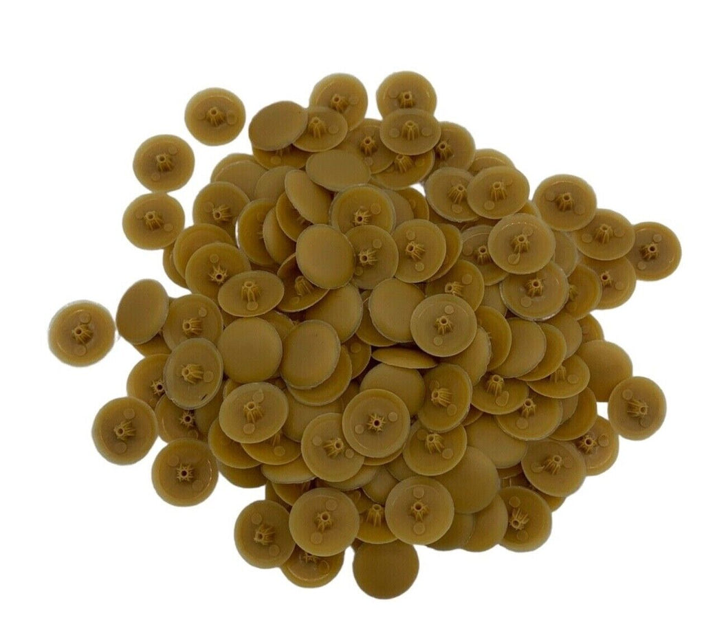 Pozi Phillips Cover Caps Bifix™ Mustard Screw Snap On 6-8g Pz2 Ph2 Push Fix