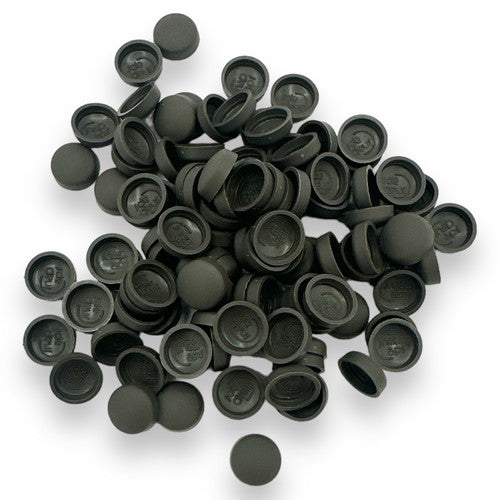 Medium Slate Matt 10/12g Snap-Caps screw cover caps