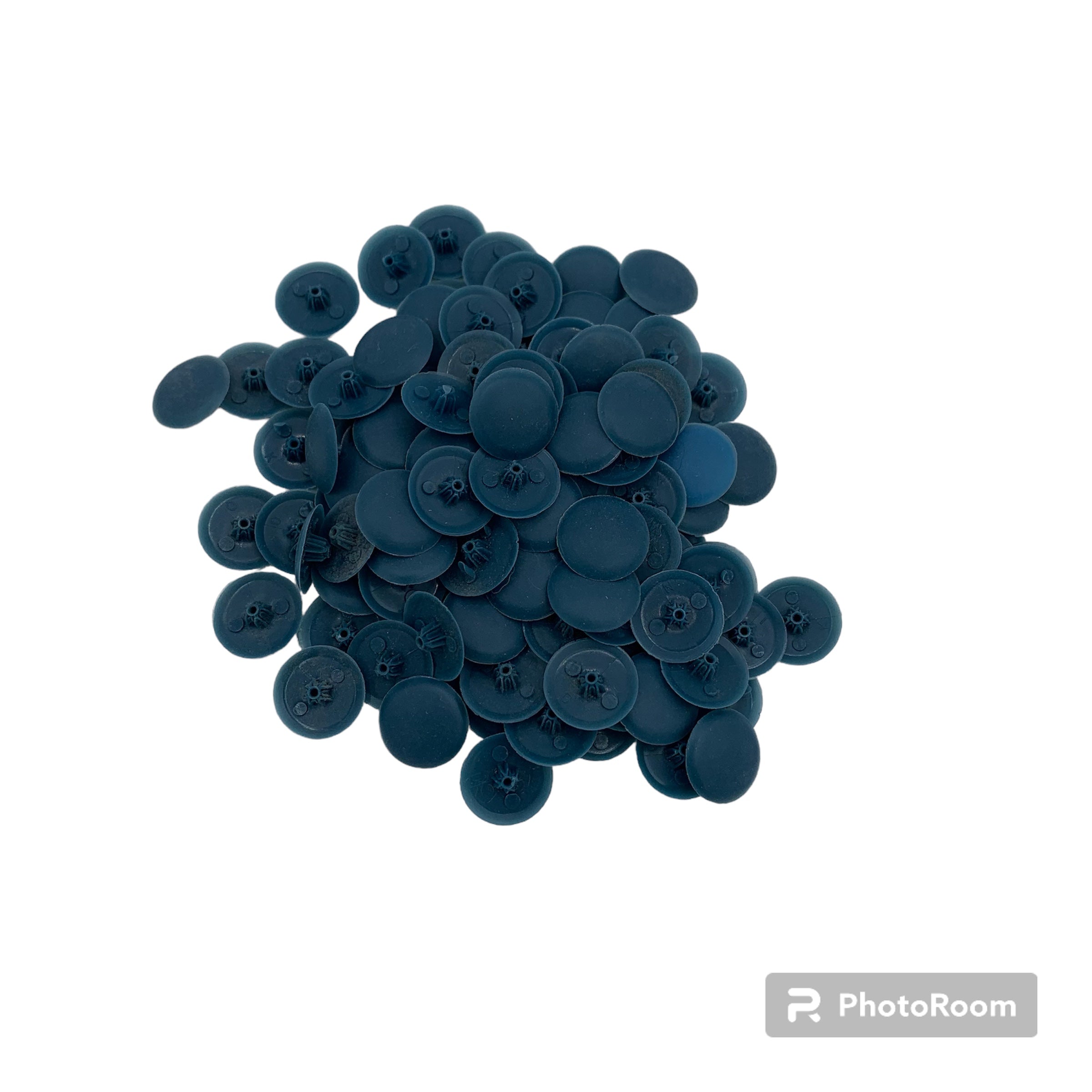 Pozi Phillips Cover Caps Bifix™ Mill Blue Screw Snap On 6-8g Pz2 Ph2 Push Fix