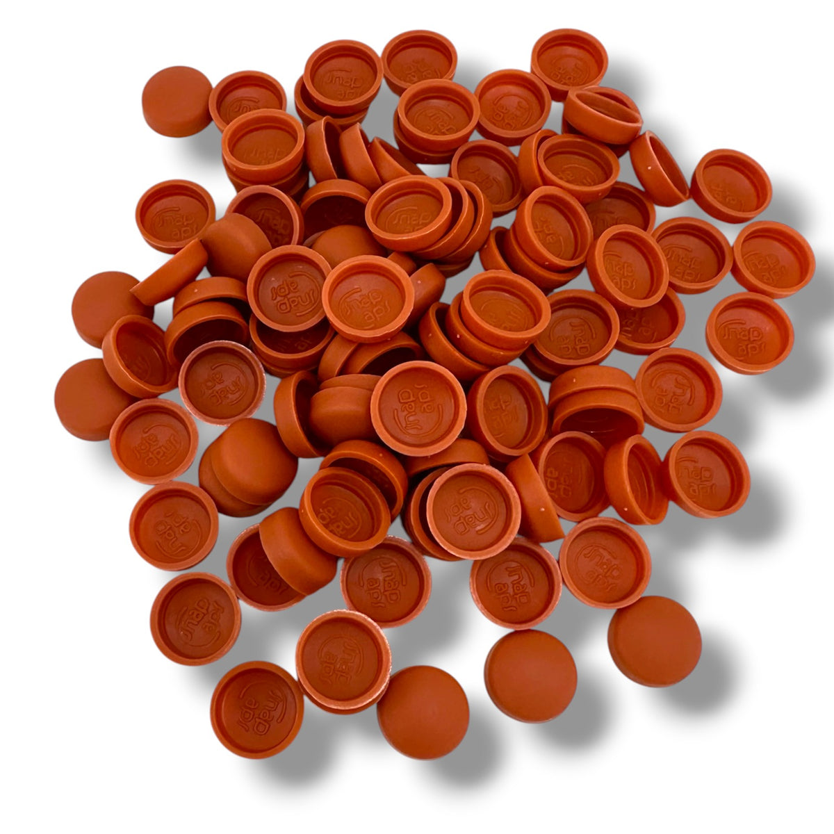 Mt Olga Orange Matt 10/12g Snap-Caps screw cover caps