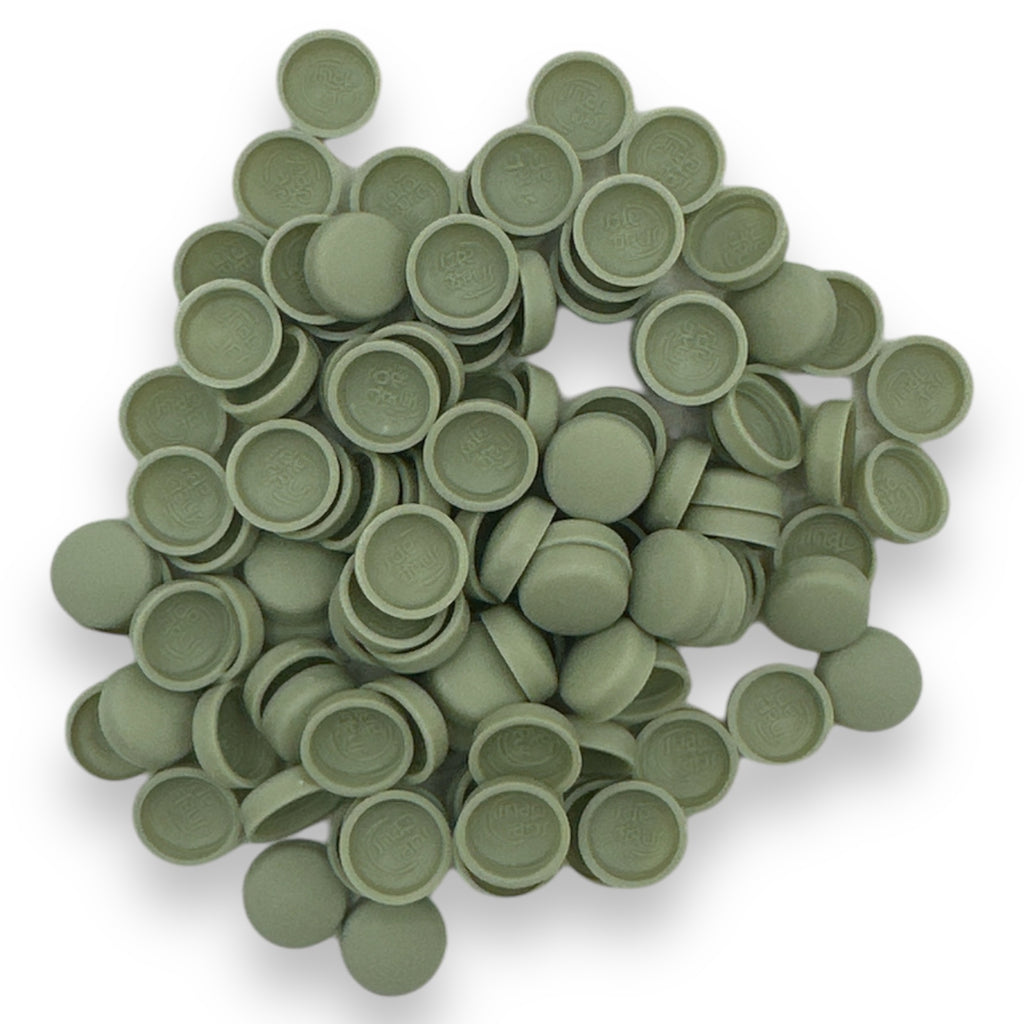 Ocean Grey Matt 10/12g Snap-Caps screw cover caps