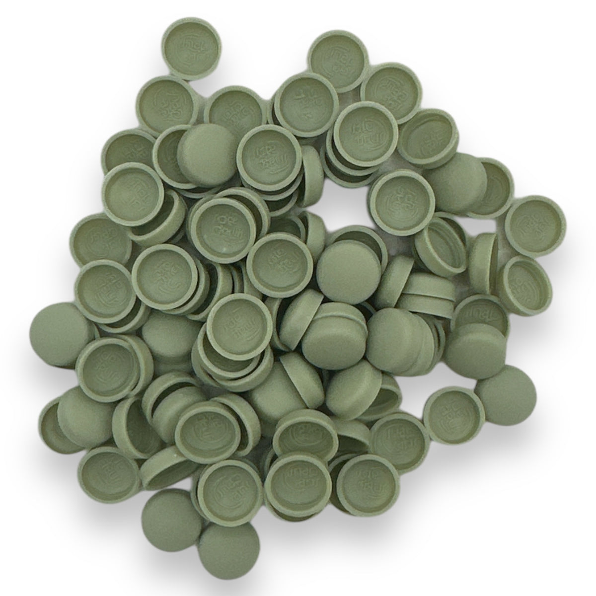 Ocean Grey Matt 10/12g Snap-Caps screw cover caps