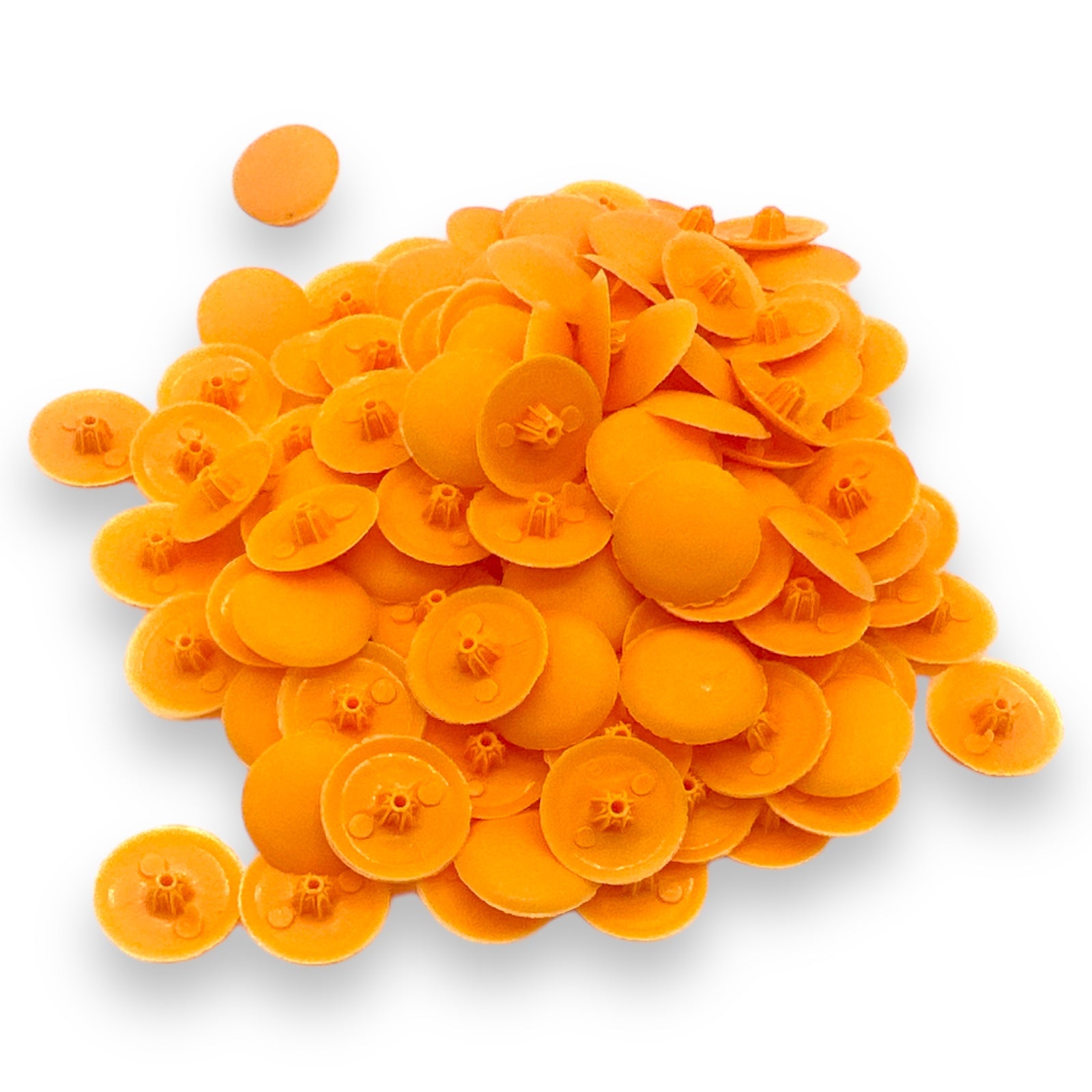 Pozi Phillips Cover Caps Bifix™ Orange Screw Snap On 6-8g Pz2 Ph2 Push Fix