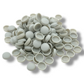Oyster Grey Matt 10/12g Snap-Caps screw cover caps
