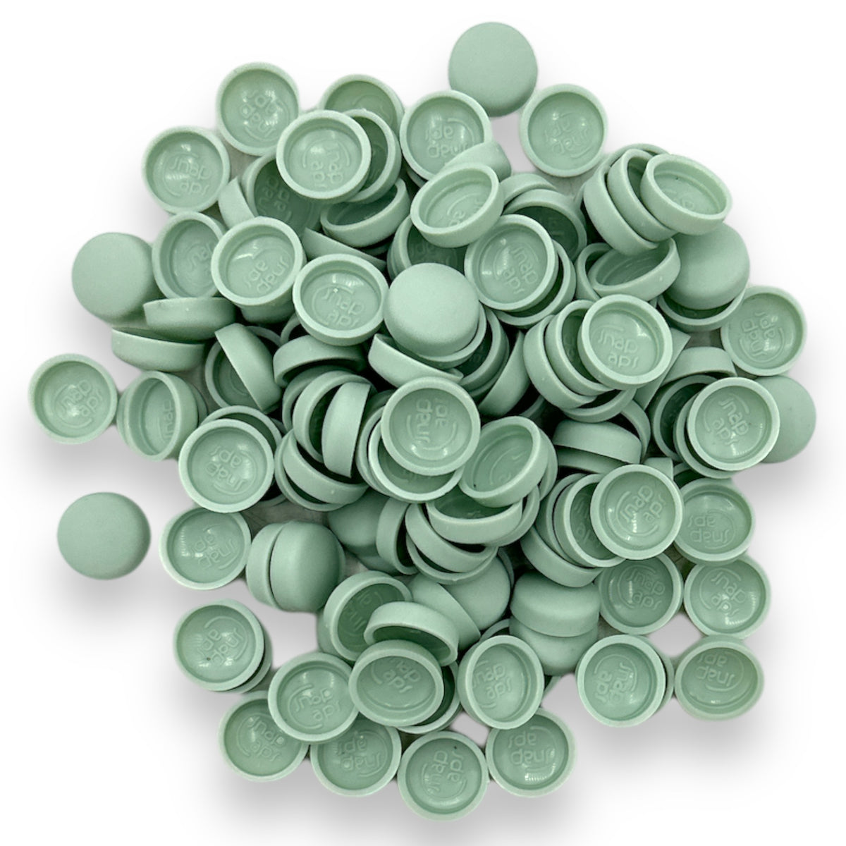 Pale Sage Matt 10/12g Snap-Caps screw cover caps