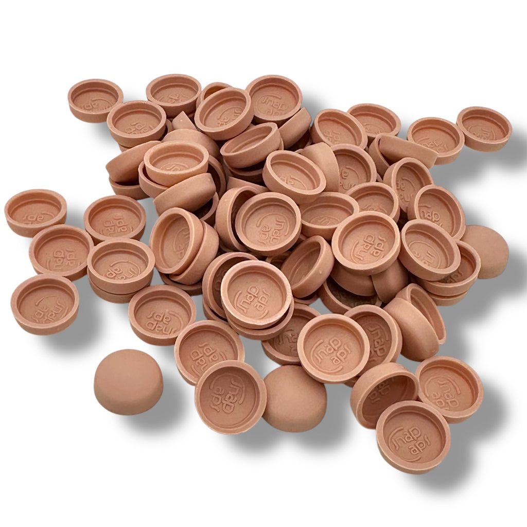 Rose Ash Matt 10/12g Snap-Caps screw cover caps