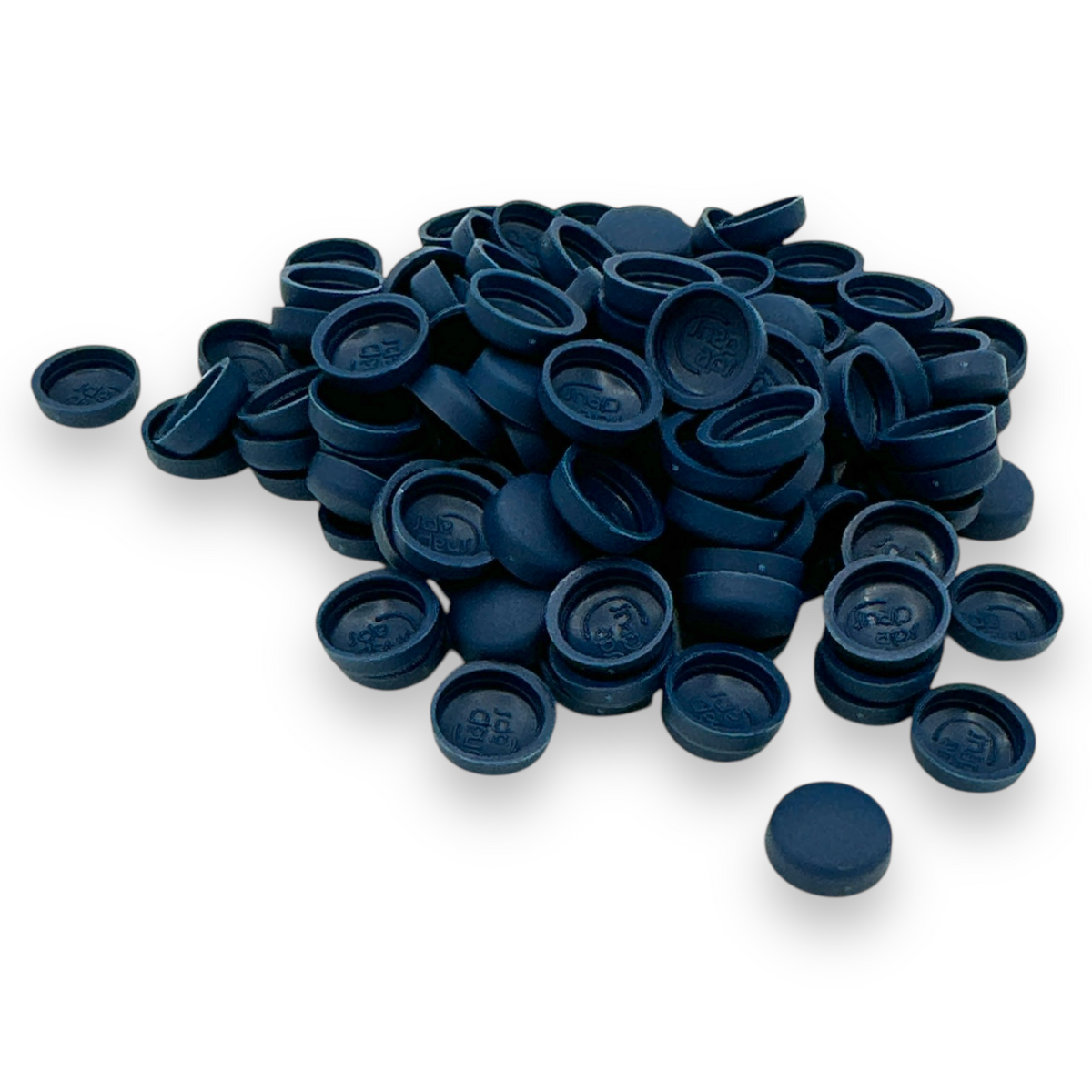 Royal Blue Matt 10/12g Snap-Caps screw cover caps