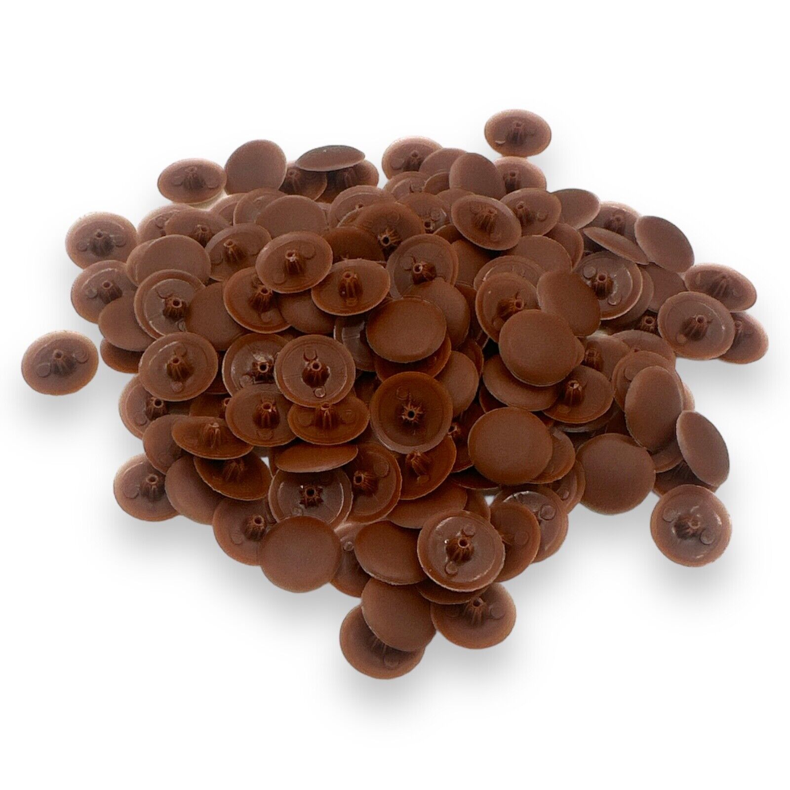 Pozi Phillips Cover Caps Bifix™ Sandalwood Screw Snap On 6-8g Pz2 Ph2 Push Fix