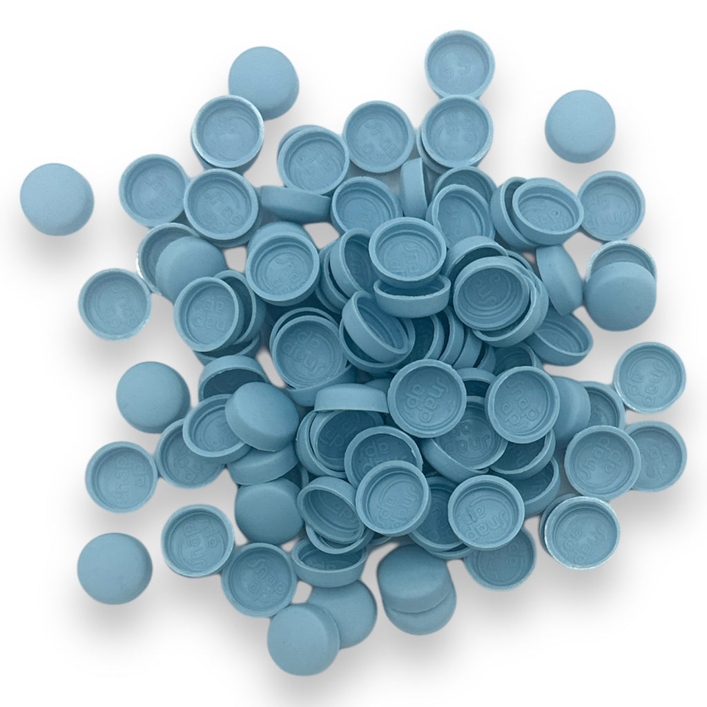 Sea Blue Matt 10/12g Snap-Caps screw cover caps