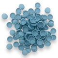 Sea Blue Matt 10/12g Snap-Caps screw cover caps
