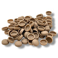 Suede Matt 10/12g Snap-Caps screw cover caps