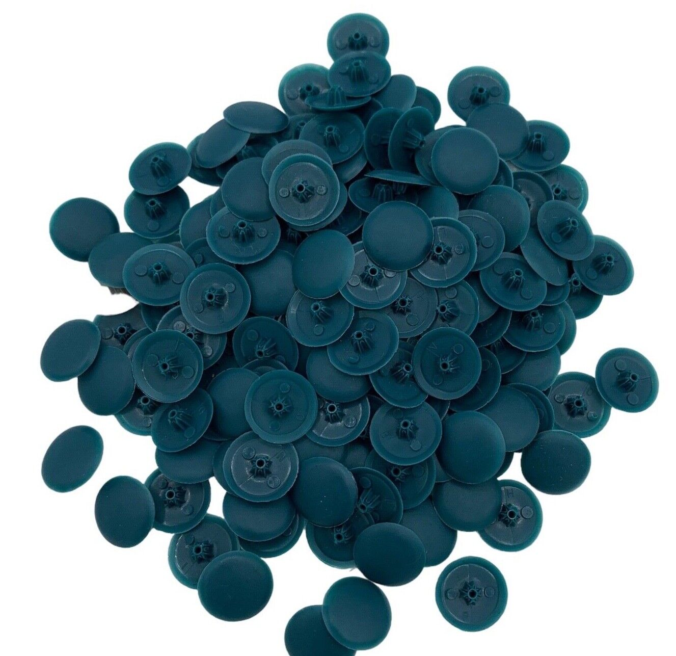 Pozi Phillips Cover Caps Bifix™ Teal Screw Snap On 6-8g Pz2 Ph2 Push Fix