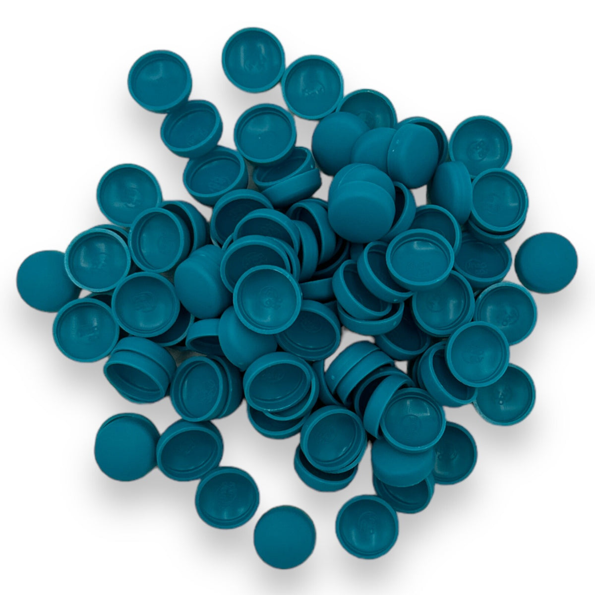 Turquoise Matt 10/12g Snap-Caps screw cover caps