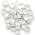 White Matt 10/12g Snap-Caps screw cover caps