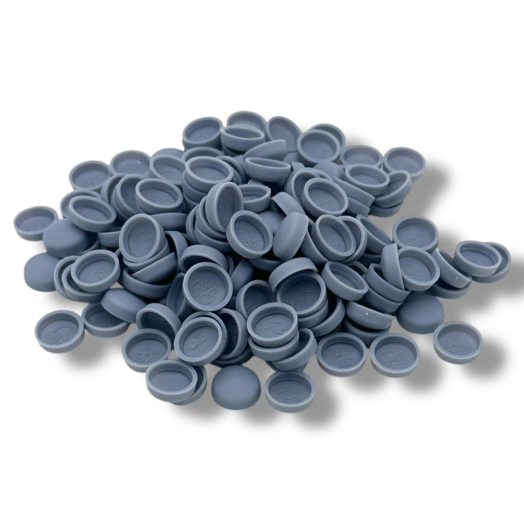 Windsor Blue Matt 10/12g Snap-Caps screw cover caps