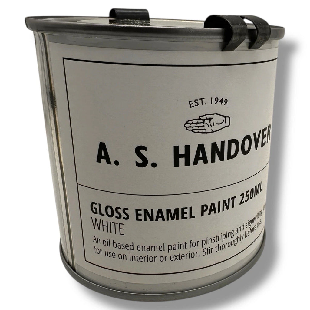 Enamel Paint Oil Based White Handover Signwriting & Pinstriping - 250ml – product image 1