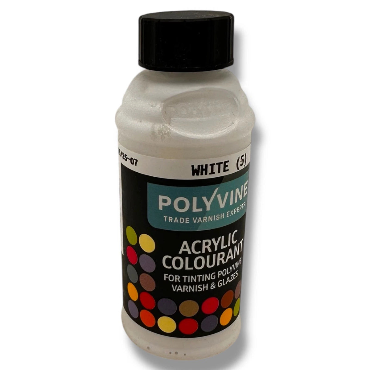 Polyvine Acrylic Colourant 50g White Waterbased Concentrated Pigments – product image 1