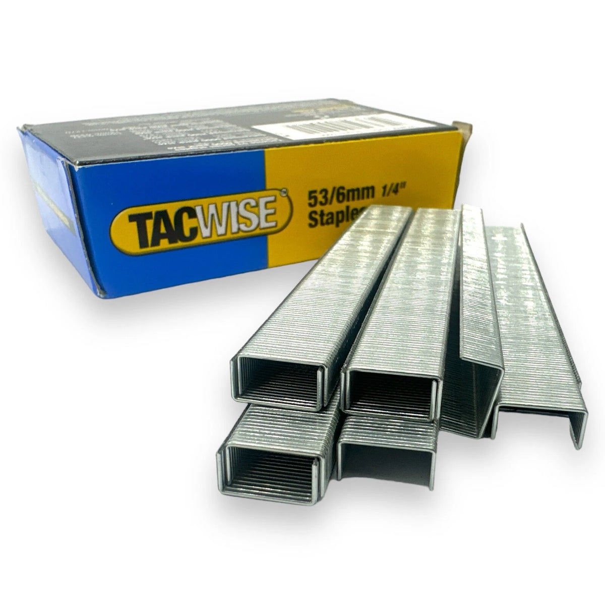 Tacwise Staple 53 Series 6mm 1/4" 20 Strips (2500 Staples) Framing galvanised – product image 1