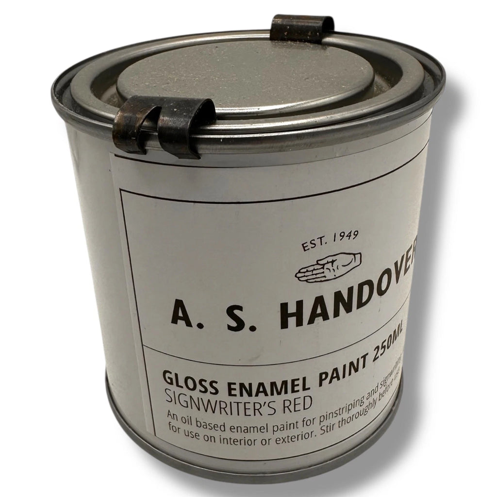 Enamel Paint Oil Based Signwriter Red Handover Signwriting & Pinstriping - 250ml – product image 1