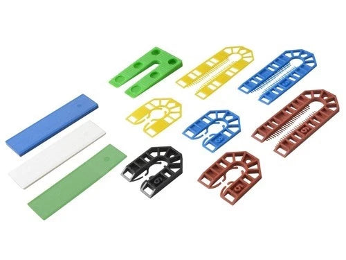 PLASTIC PACKERS WEDGES SHIMS Levelling Pack 160 Assorted Shims Mixed Flat UPack – product image 6