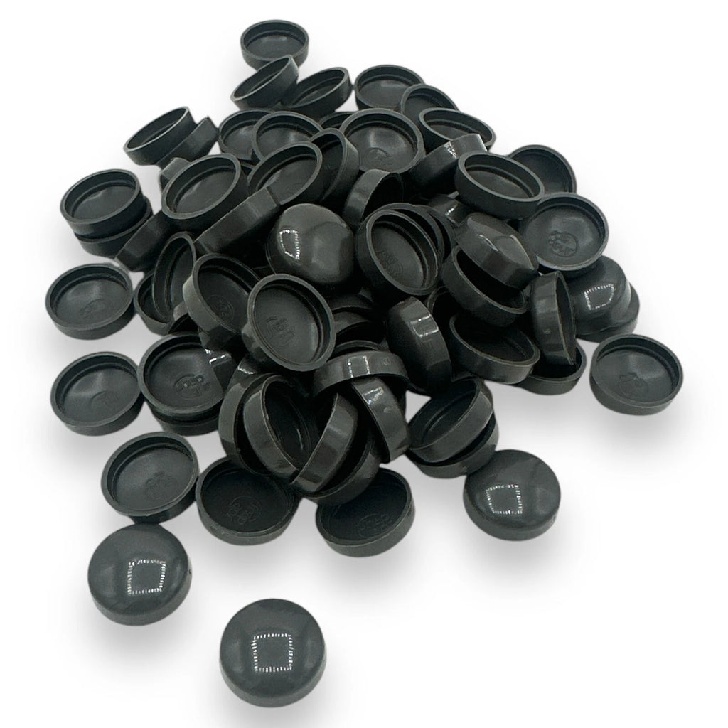 Cover Caps Medium Slate Grey Screw Pozi Phillips Snap-On Bifix™ 5mm Holefix™ Dome – product image 3