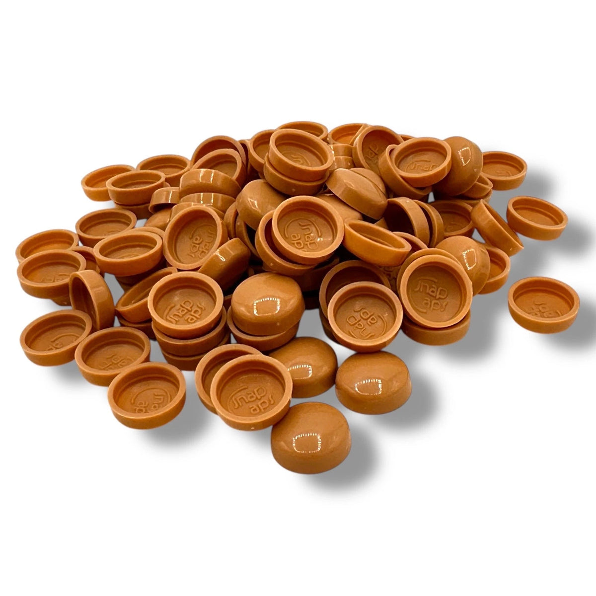 Driftwood Gloss 6/8g Snap-Caps screw cover caps