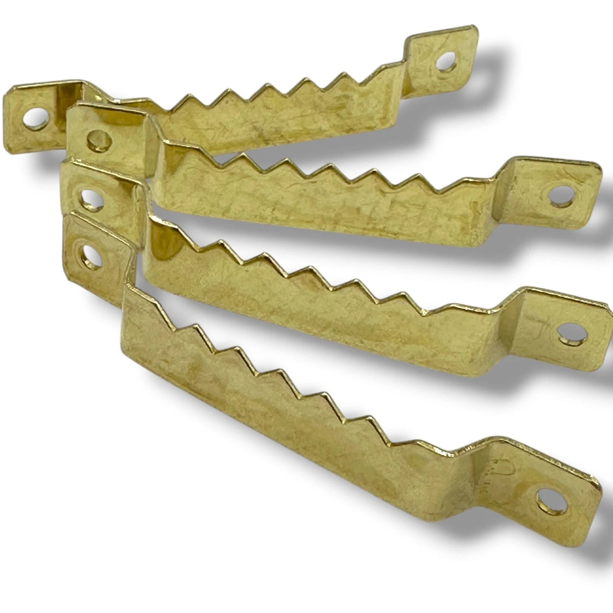 Sawtooth Picture Hangers 63mm with Screws for Canvas Frames Wall Hanging Brass – product image 5