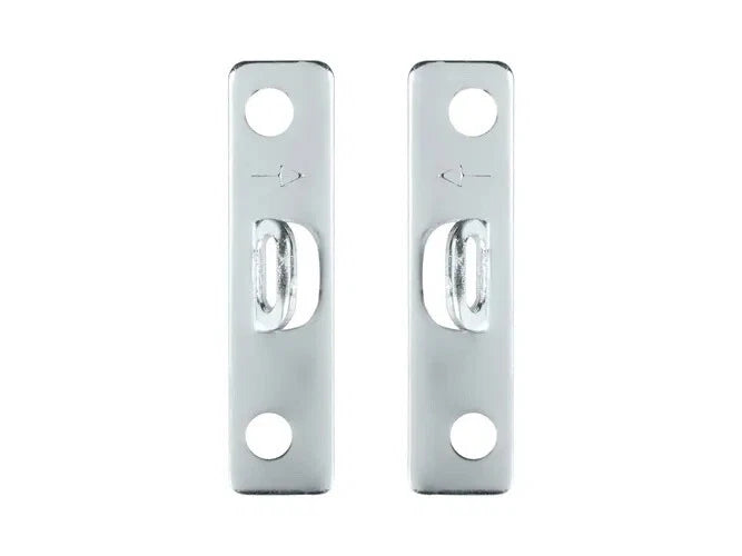 D-Rings Anchor Plates 51mm 2 Holes Narrow Frame Hanger Hanging WITH SCREWS – product image 3
