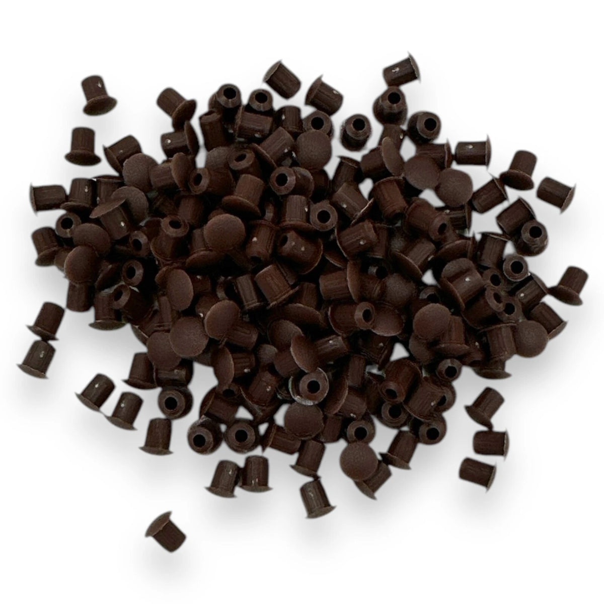 Chocolate Brown 5mm Holefix push-fit drill hole cover caps