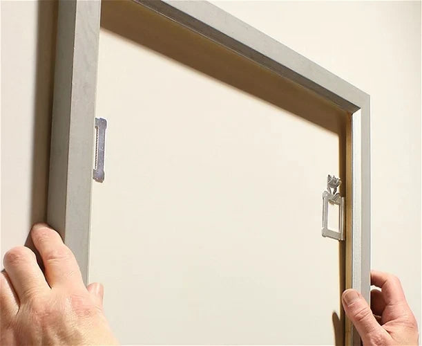 Hangers Stretched CWH1 Zinc Canvas Hollow Back Picture frames + Optional Screws – product image 4