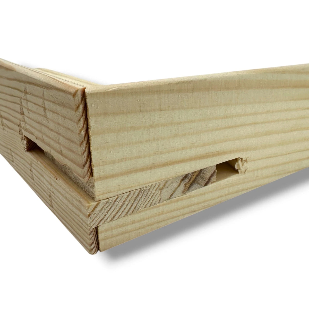 Gallery Canvas Stretcher Bars – 44 × 44mm Deep Profile Pairs – gallery canvas frame corner assembly