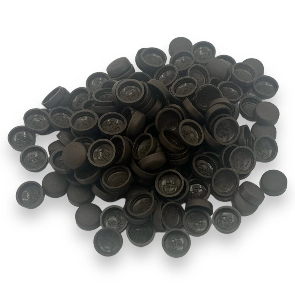 Brown Bronze (M) Gloss 6/8g Snap-Caps screw cover caps