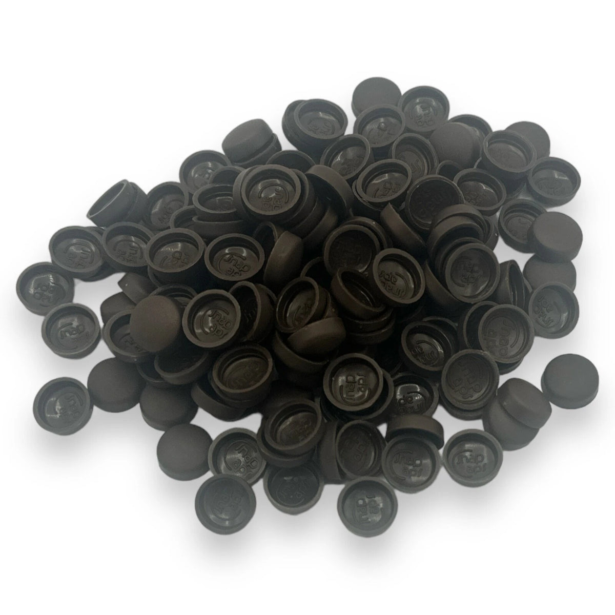 Brown Bronze (M) Gloss 6/8g Snap-Caps screw cover caps